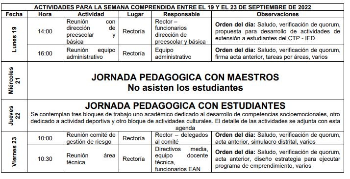 actividades del 19-23
