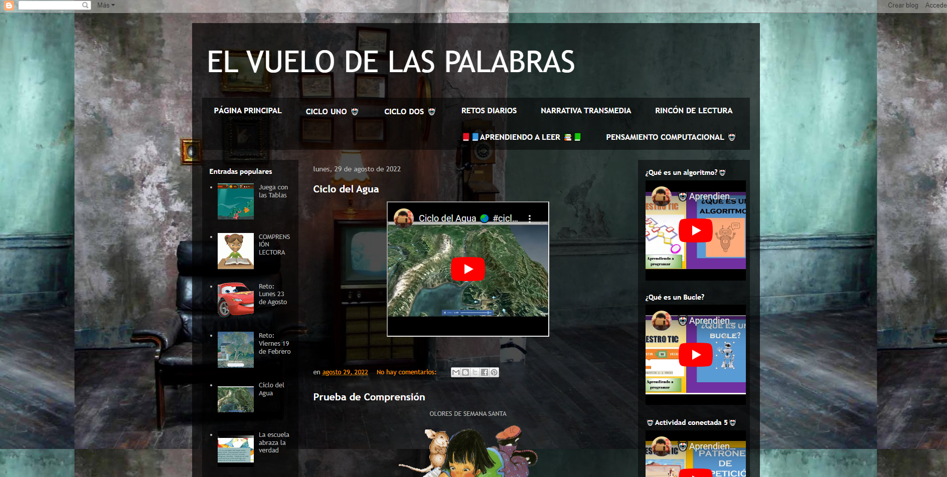 EL VUELO DE LAS PALABRAS