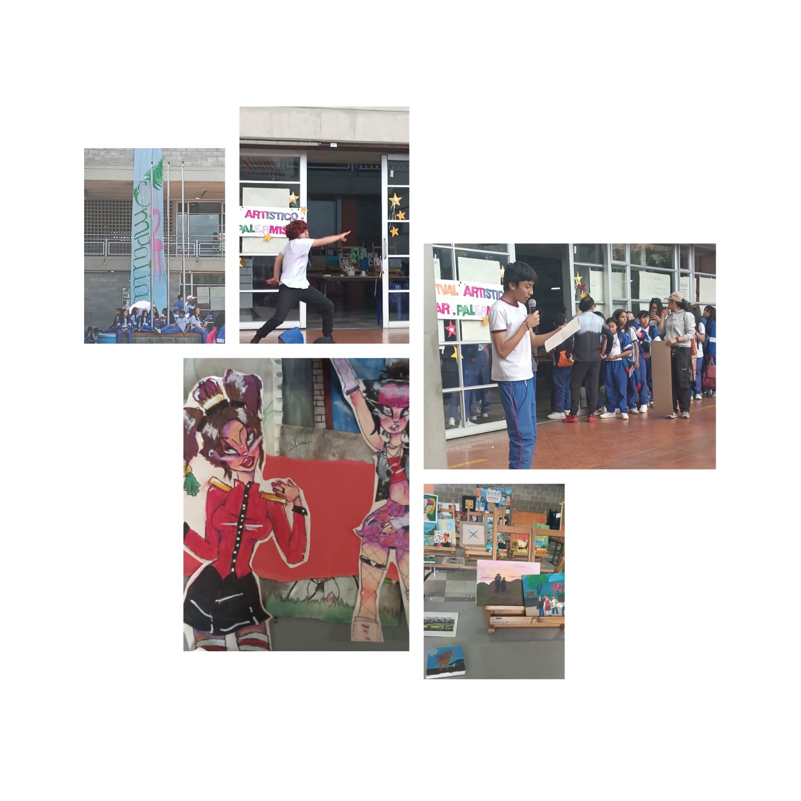 muestra estudiantes de básica