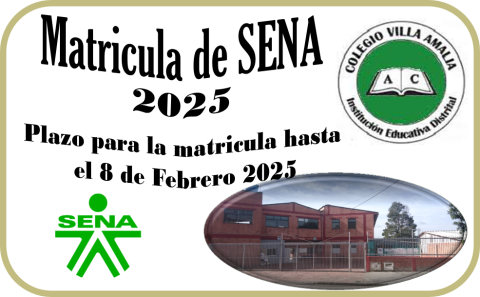 Matricula del SENA 2025